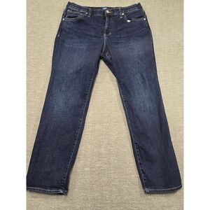 JAG Carter Girlfriend Jeans Dark Wash Size 16 26‎ Cotton Blend Stretch